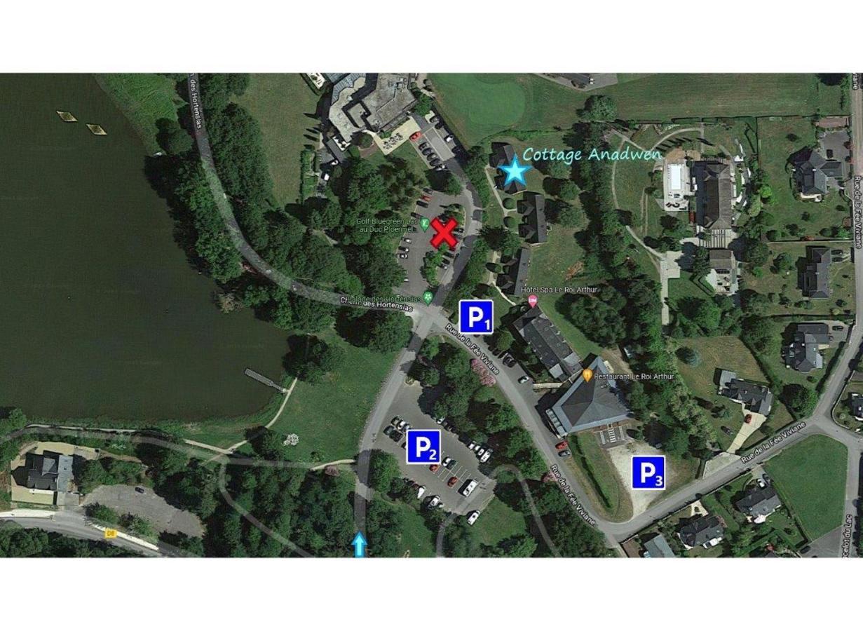Cottage Anadwen Au Pied Du Lac Au Duc Et Son Golf Ploermel Exterior photo